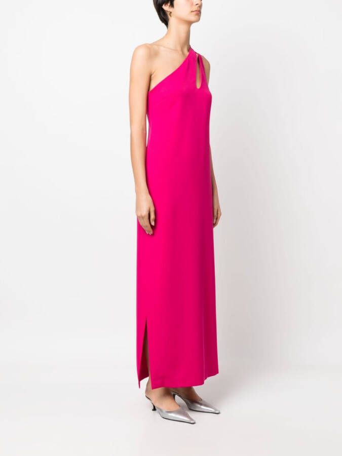 P.A.R.O.S.H. Asymmetrische jurk Roze