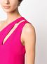 P.A.R.O.S.H. Asymmetrische jurk Roze - Thumbnail 5