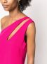 P.A.R.O.S.H. Asymmetrische mini-jurk met uitgesneden details Roze - Thumbnail 5