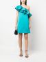 P.A.R.O.S.H. Asymmetrische mini-jurk Blauw - Thumbnail 2