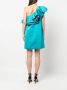 P.A.R.O.S.H. Asymmetrische mini-jurk Blauw - Thumbnail 4