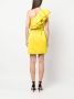 P.A.R.O.S.H. Asymmetrische mini-jurk Geel - Thumbnail 4