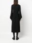 P.A.R.O.S.H. Midi-jurk met ballonmouwen Zwart - Thumbnail 4
