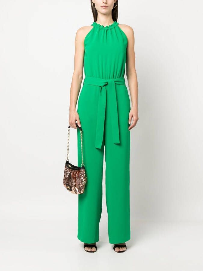 P.A.R.O.S.H. Jumpsuit met halternek Groen