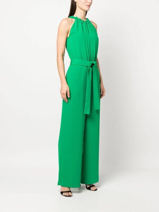 P.A.R.O.S.H. Jumpsuit met halternek Groen