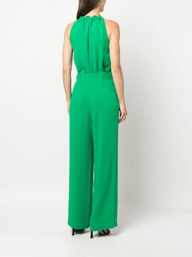 P.A.R.O.S.H. Jumpsuit met halternek Groen