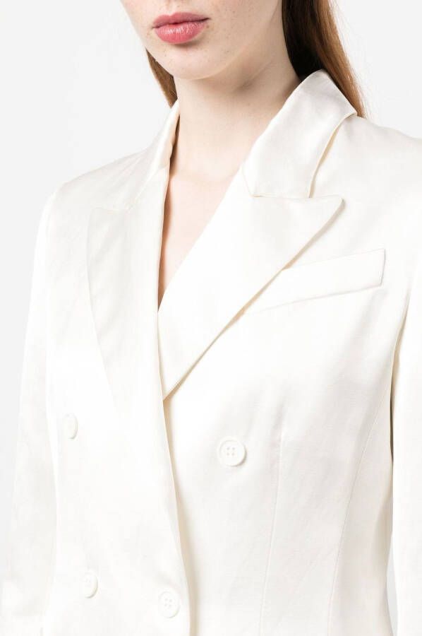 P.A.R.O.S.H. Blazer met dubbele rij knopen Wit