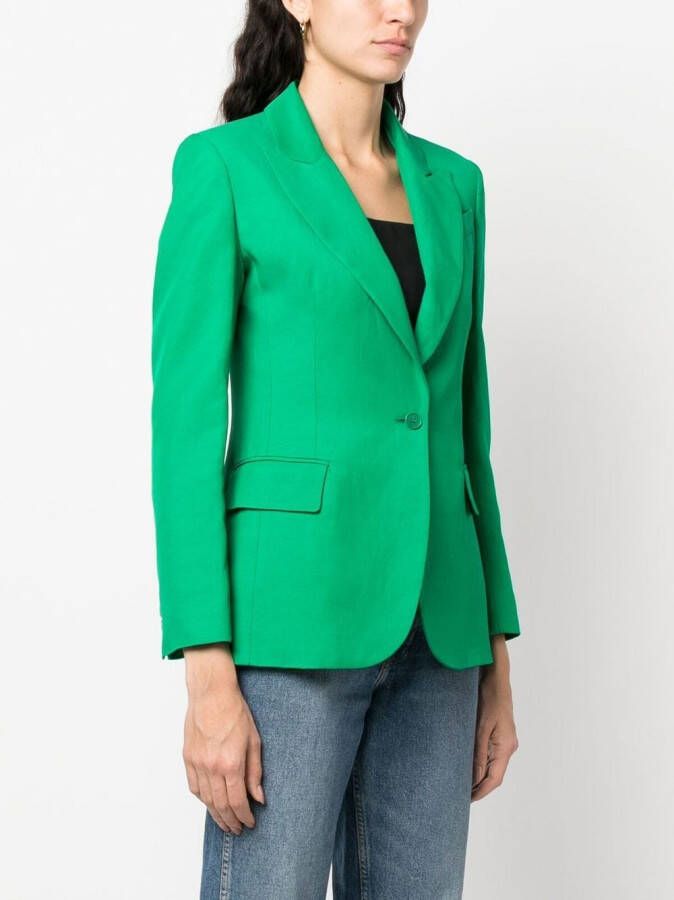 P.A.R.O.S.H. Blazer met enkele rij knopen Groen