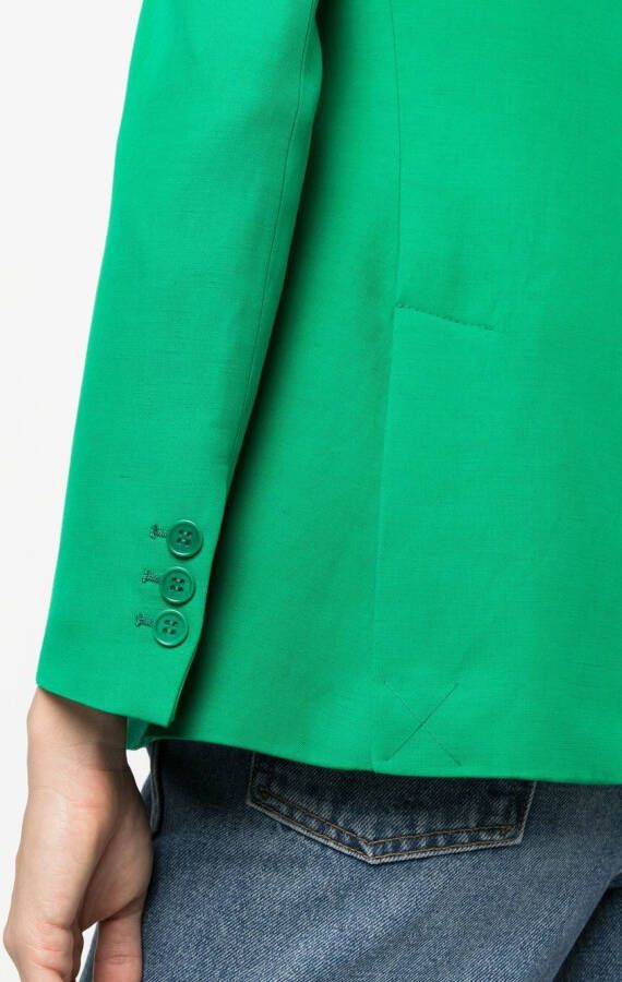 P.A.R.O.S.H. Blazer met enkele rij knopen Groen
