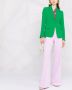 P.A.R.O.S.H. Blazer met enkele rij knopen Groen - Thumbnail 2