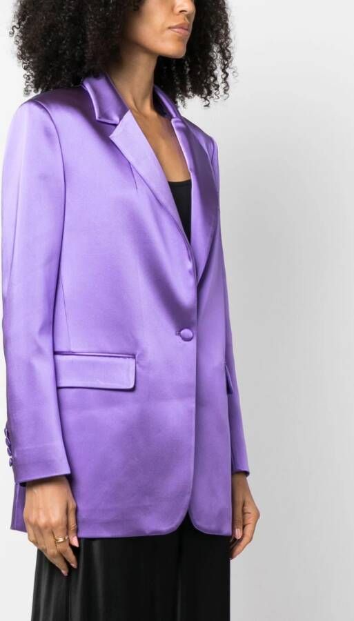 P.A.R.O.S.H. Blazer met enkele rij knopen Paars