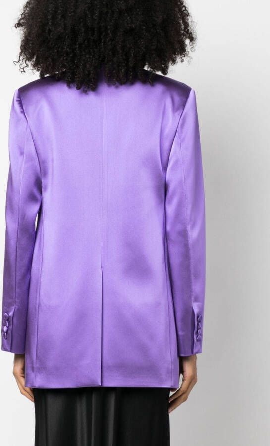P.A.R.O.S.H. Blazer met enkele rij knopen Paars