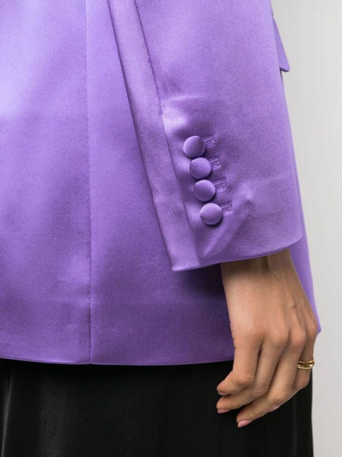 P.A.R.O.S.H. Blazer met enkele rij knopen Paars