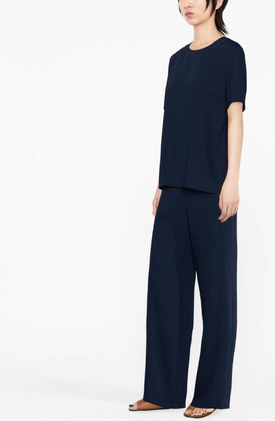P.A.R.O.S.H. Blouse met korte mouwen Blauw