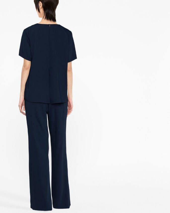 P.A.R.O.S.H. Blouse met korte mouwen Blauw