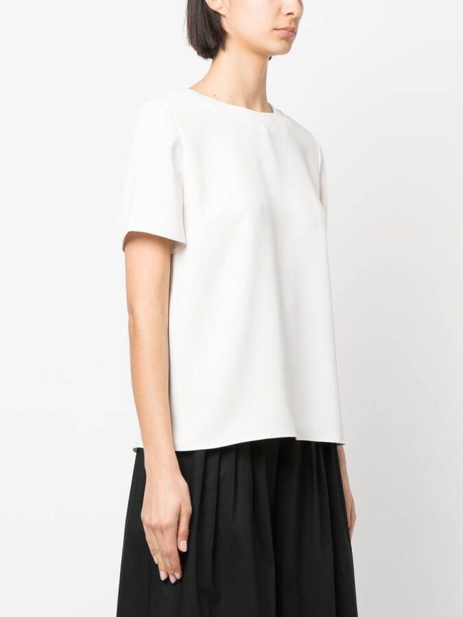 P.A.R.O.S.H. Blouse met korte mouwen Wit