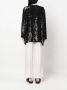 P.A.R.O.S.H. Blouse met pailletten Zwart - Thumbnail 4