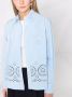P.A.R.O.S.H. Broderie anglaise blouse Blauw - Thumbnail 5