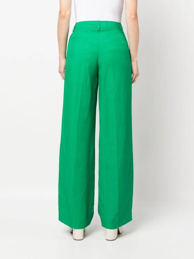 P.A.R.O.S.H. Broek met wijde pijpen Groen