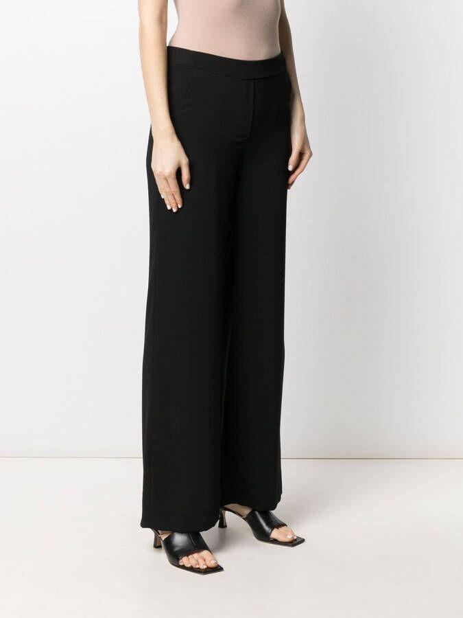 P.A.R.O.S.H. Broek met wijde pijpen Zwart