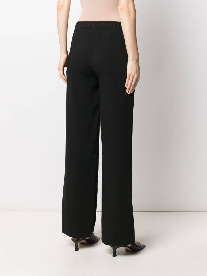 P.A.R.O.S.H. Broek met wijde pijpen Zwart