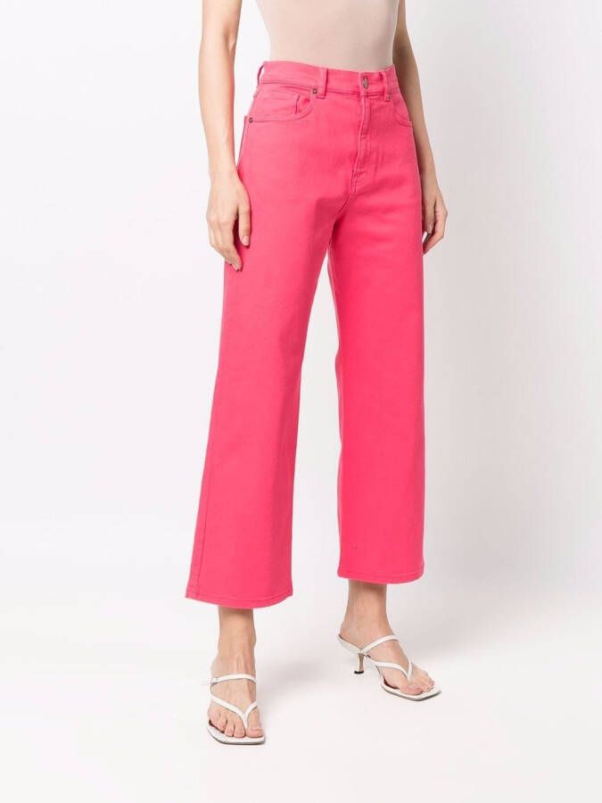P.A.R.O.S.H. Cropped broek Roze