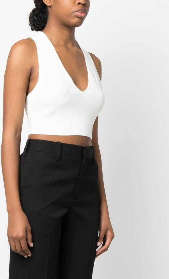 P.A.R.O.S.H. Cropped top Wit