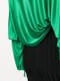 P.A.R.O.S.H. Gedrapeerde blouse Groen - Thumbnail 5