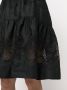 P.A.R.O.S.H. Midi-jurk met ringlets Zwart - Thumbnail 5