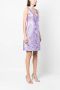 P.A.R.O.S.H. Jurk met metallic jacquard Paars - Thumbnail 3