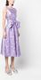 P.A.R.O.S.H. Midi-jurk met bloemenprint Paars - Thumbnail 3