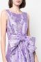 P.A.R.O.S.H. Midi-jurk met bloemenprint Paars - Thumbnail 5