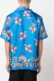 P.A.R.O.S.H. Overhemd met bloemenprint Blauw - Thumbnail 4