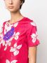P.A.R.O.S.H. T-shirt met bloemenprint Roze - Thumbnail 5