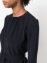 P.A.R.O.S.H. Gesmockte blouse Blauw - Thumbnail 5