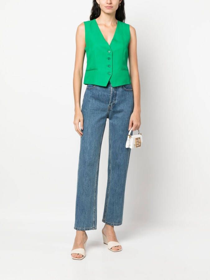 P.A.R.O.S.H. Gilet met V-hals Groen