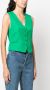 P.A.R.O.S.H. Gilet met V-hals Groen - Thumbnail 3