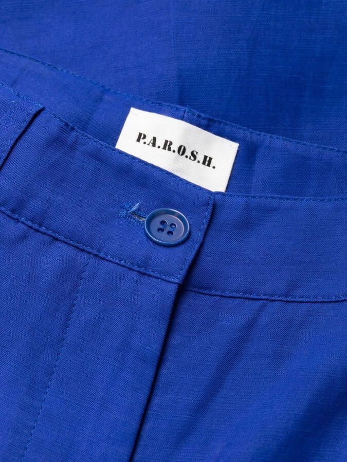 P.A.R.O.S.H. High waist broek Blauw