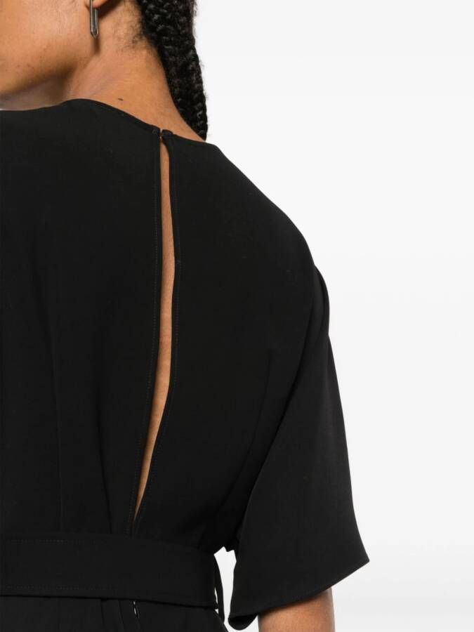 P.A.R.O.S.H. Jumpsuit met wijde pijpen Zwart