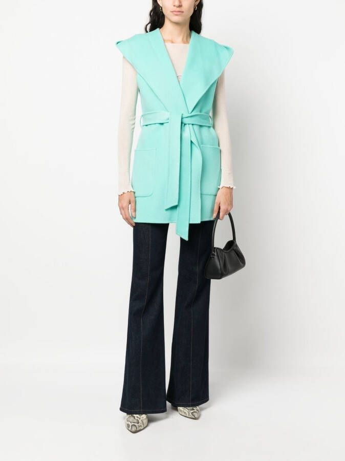 P.A.R.O.S.H. Mantel met ceintuur Groen