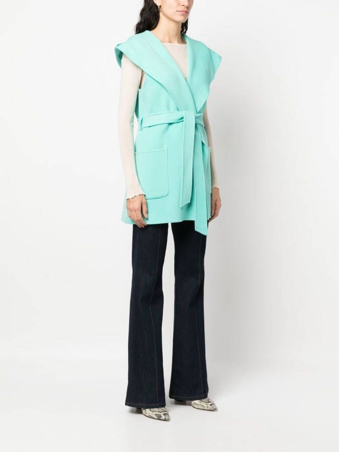 P.A.R.O.S.H. Mantel met ceintuur Groen