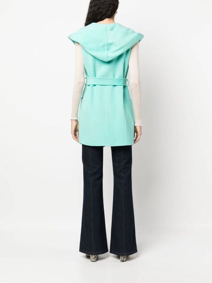 P.A.R.O.S.H. Mantel met ceintuur Groen