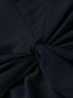 P.A.R.O.S.H. Maxi-jurk met gedraaid detail Blauw - Thumbnail 5