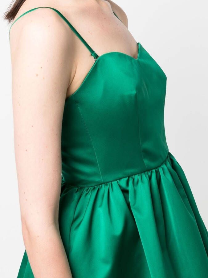 P.A.R.O.S.H. Midi-jurk met empiretaille Groen