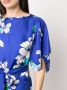 P.A.R.O.S.H. Midi-jurk met gestrikte taille Blauw - Thumbnail 5