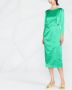P.A.R.O.S.H. Midi-jurk met strikdetail Groen - Thumbnail 3