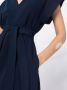 P.A.R.O.S.H. Midi-jurk met V-hals Blauw - Thumbnail 5