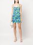 P.A.R.O.S.H. Mini-jurk met bloemenprint Wit - Thumbnail 2