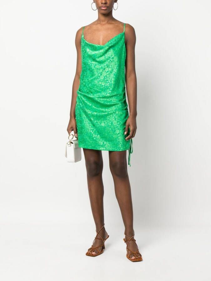 P.A.R.O.S.H. Mini-jurk met jacquard Groen