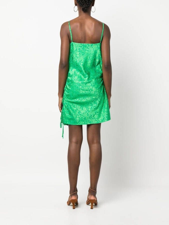P.A.R.O.S.H. Mini-jurk met jacquard Groen